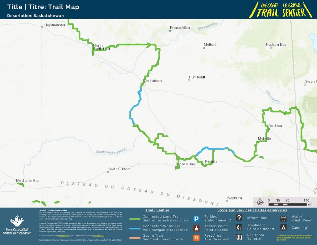 TCT Map Saskatchewan