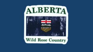 Alberta Aufkleber - Sticker 10 x 9 cm