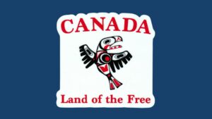 Haida-Natives Motiv-5 Aufkleber - Sticker 10 x 9,65 cm