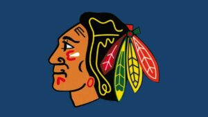 Black Hawks - Aufkleber - Sticker 10 x 8,5 cm