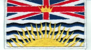 British Columbia - Aufnäher / Patch 80 x 50mm