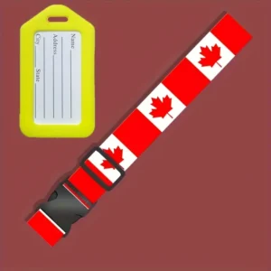 Canada Gepäckgurt und Adressanhänger