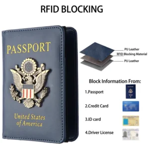 US-Passport-Hülle – 3D Cover