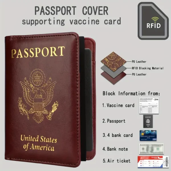 Reisepass-Hülle USA